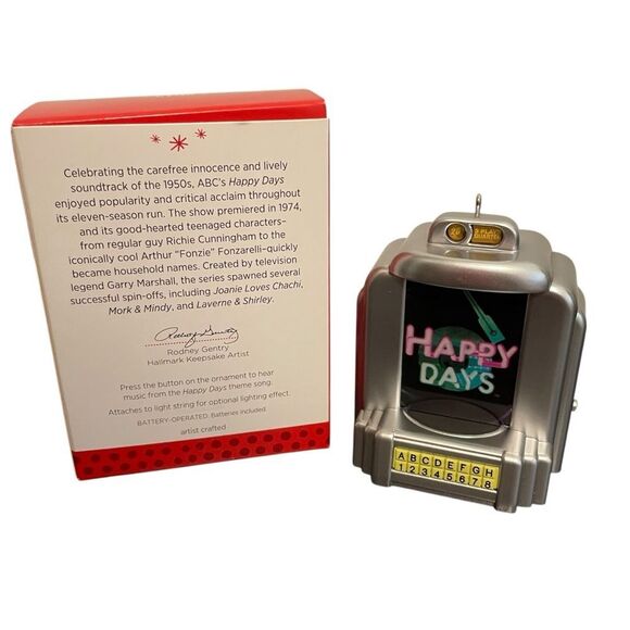 Hallmark Keepsake Jukebox Happy Days Ornament with Sound 2013 - Picture 2 of 5